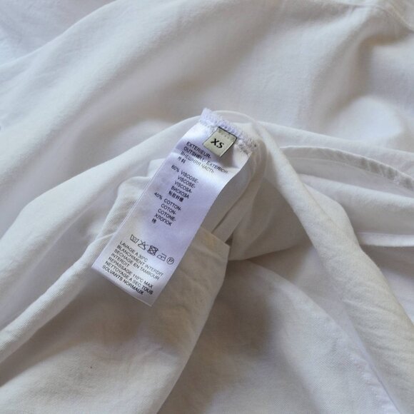 Designer White Shirt Blouse Size XS - Picture 6 of 10